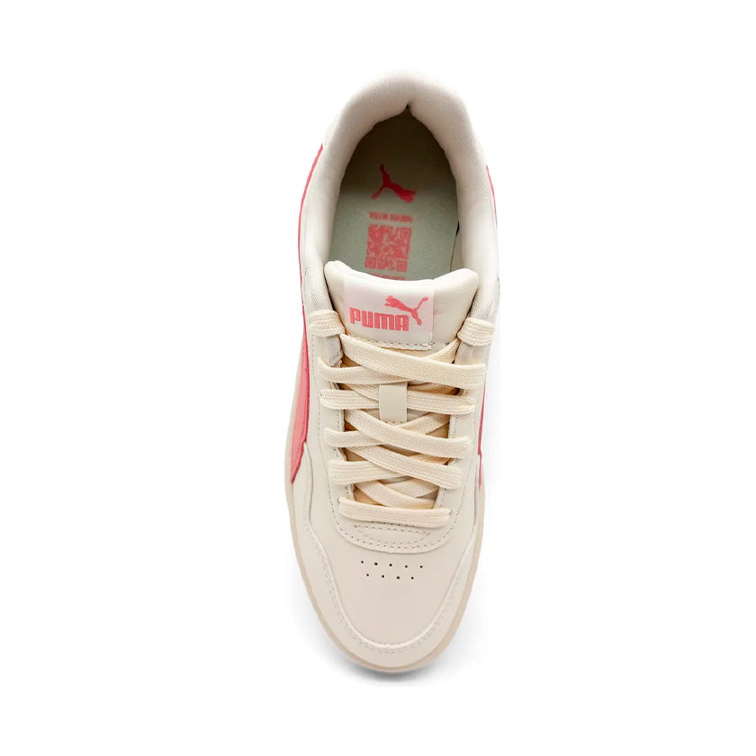 Tenis Puma Court Lally Skye 400368 04 Mujer color beige casuales