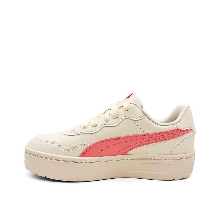 Tenis Puma Court Lally Skye 400368 04 Mujer color beige casuales