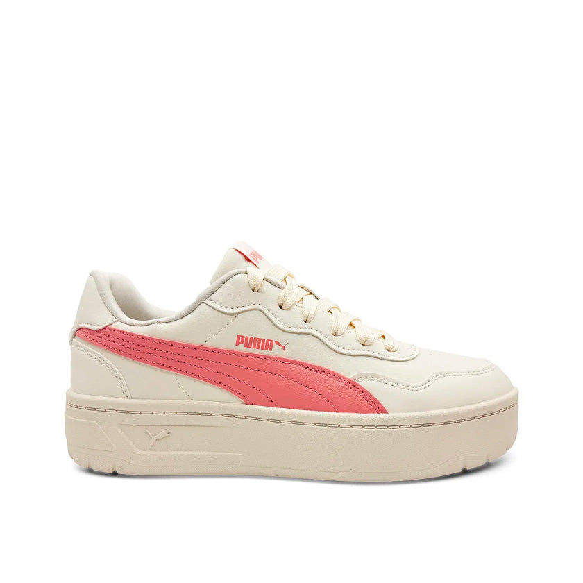 Tenis Puma Court Lally Skye 400368 04 Mujer color beige casuales
