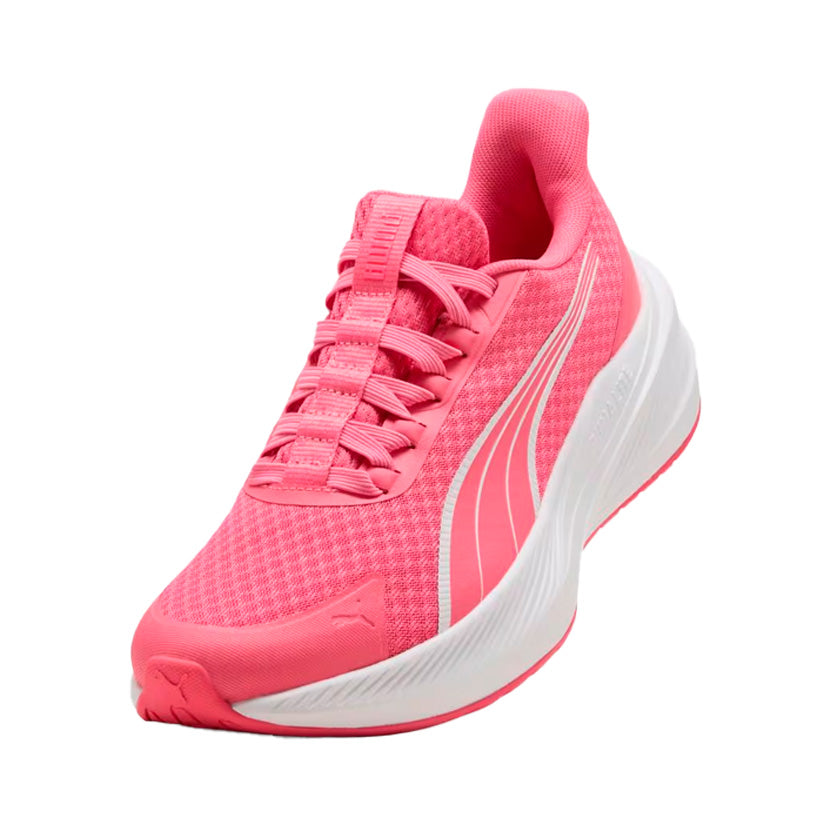 Tenis Puma Dasher Lite Sliptech Jr 313325 04 para mujer running color rosa con blanco