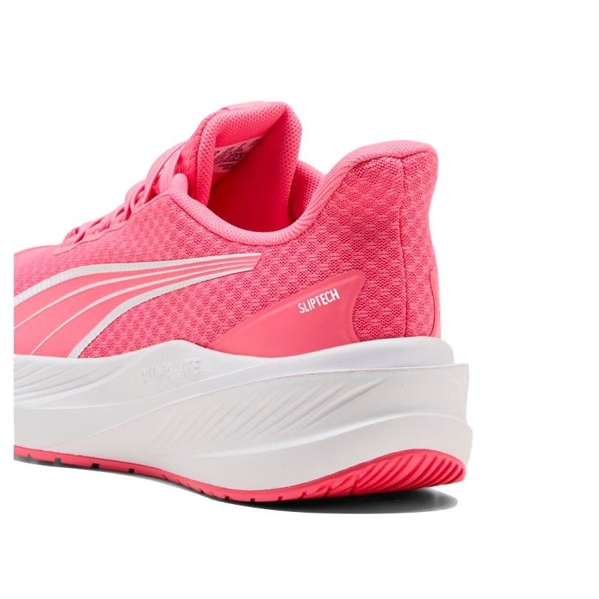 Tenis Puma Dasher Lite Sliptech Jr 313325 04 para mujer running color rosa con blanco