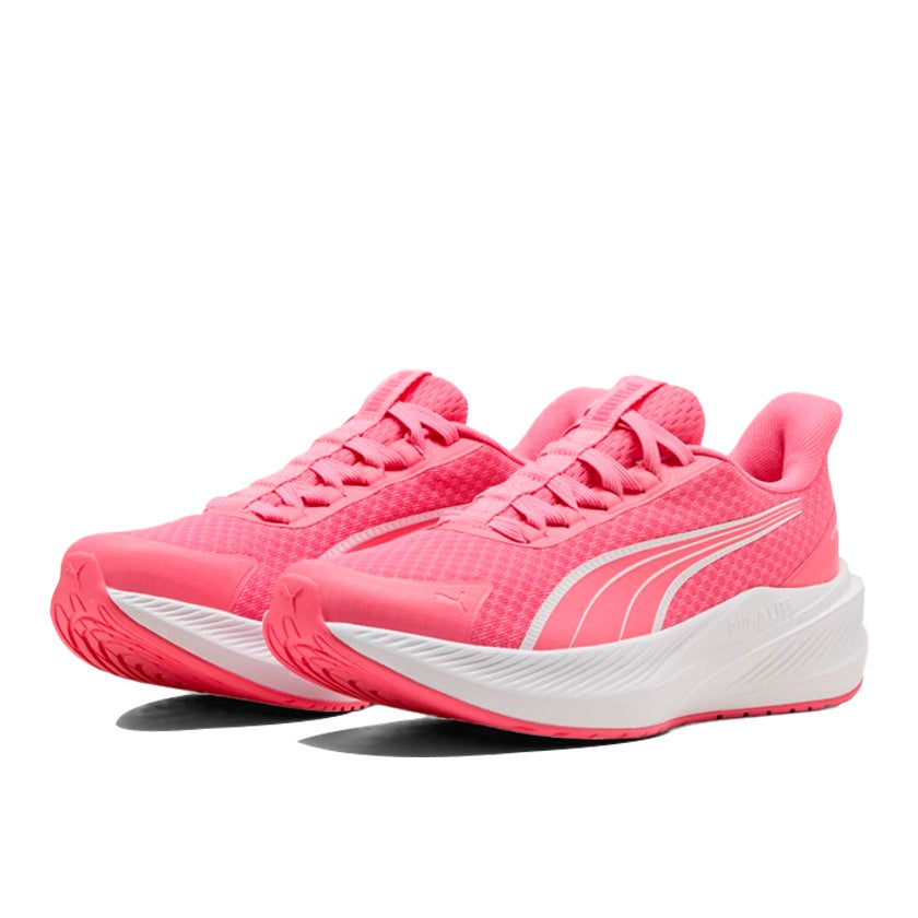 Tenis Puma Dasher Lite Sliptech Jr 313325 04 para mujer running color rosa con blanco