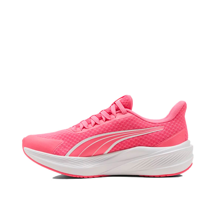 Tenis Puma Dasher Lite Sliptech Jr 313325 04 para mujer running color rosa con blanco