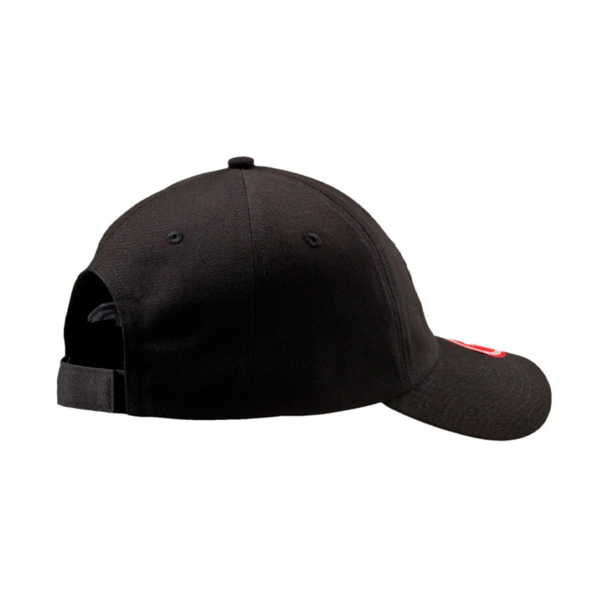 Gorra Puma Ess Cap 052919 01 unisex de color negro de uso casual