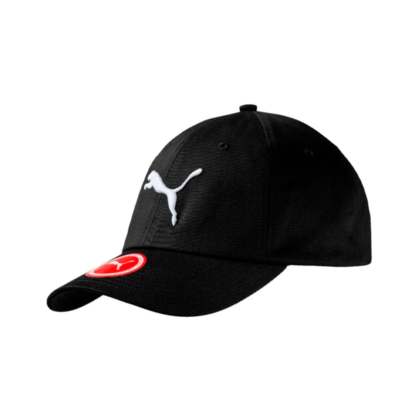 Gorra Puma Ess Cap 052919 01 unisex de color negro de uso casual