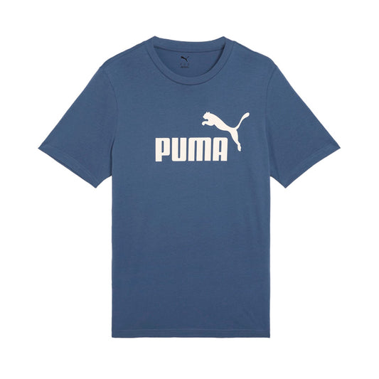 Playera Puma Ess No. 1 Logo Tee 682533 80 para hombre casual color azul