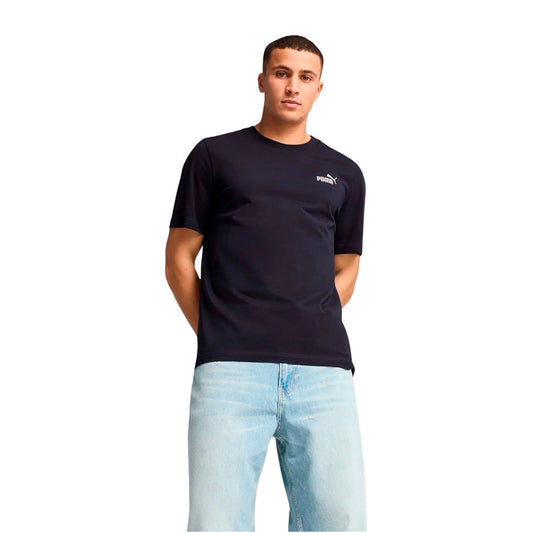 Playera Puma Ess Small No. 1 Logo 682534 16 para hombre casual color azul marino