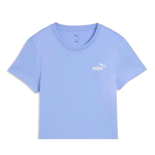 Playera Puma Ess Small No. 1 Logo Tee 682373 para mujer casual color lila