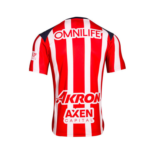 Jersey Puma Chivas Local 25/26 713574 01 para hombre de color rojo con blanco de uso casual/deportivo