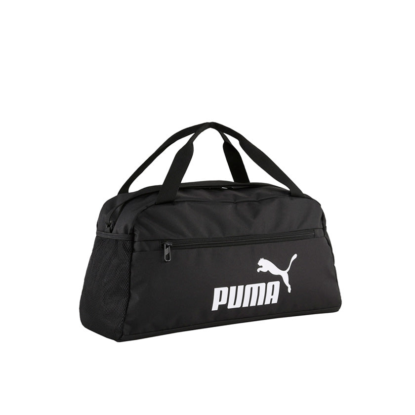 Maleta Puma Phase Small Bag 091167 01 de color negro de uso para entrenamiento o casual