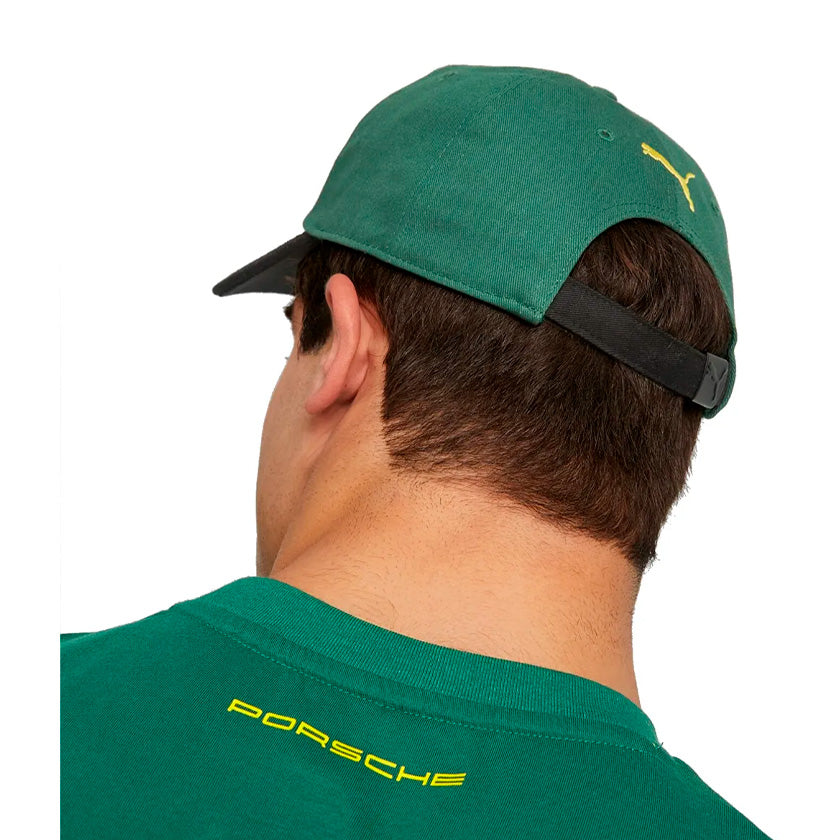 Gorra Puma Ferrari Sptwr Style BB Cap 024454 06 unisex de color amarillo con logo de Ferrari de uso casual