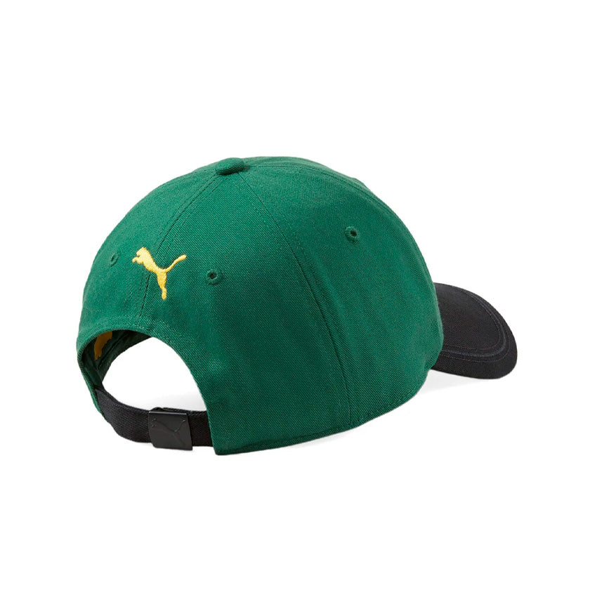 Gorra Puma Ferrari Sptwr Style BB Cap 024454 06 unisex de color amarillo con logo de Ferrari de uso casual