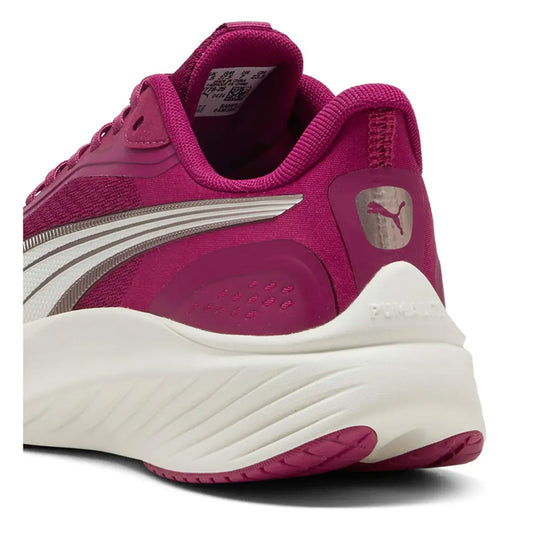 Tenis Puma Pounce Lite 310778 26 para mujer running color morado con rosa