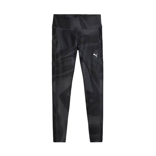 Leggings Puma Run Favorites Velocity Fl AOP 525175 01 para mujer de color negro de uso para entrenamiento