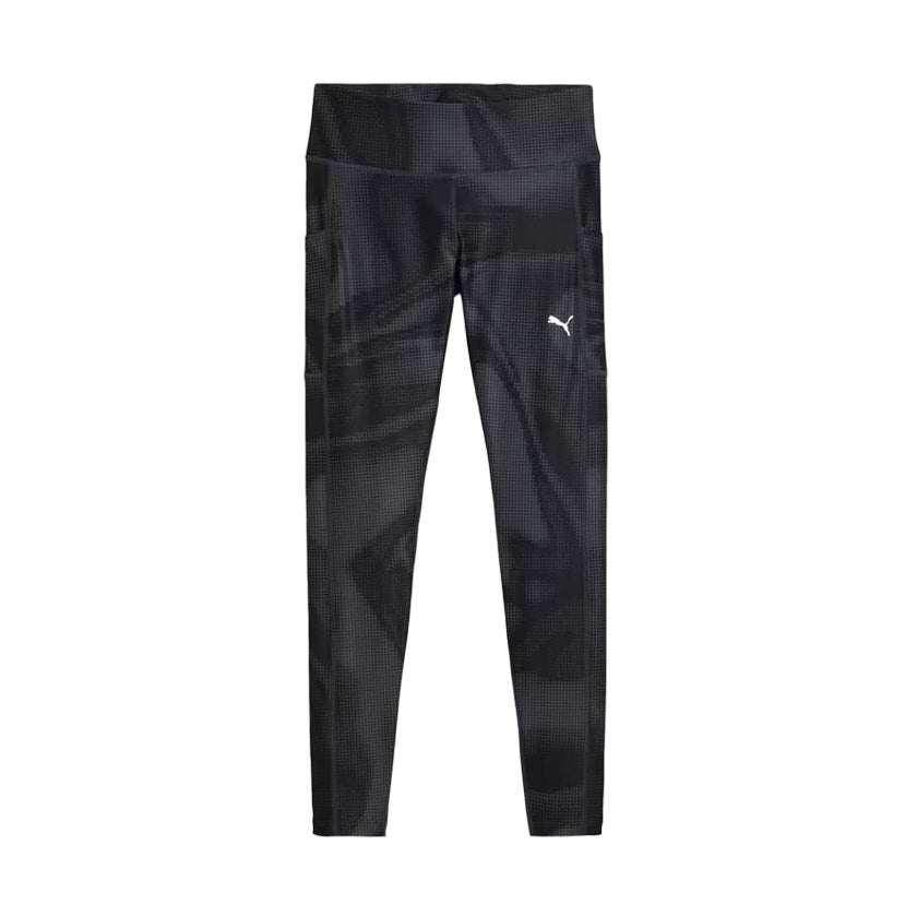 Leggings Puma Run Favorites Velocity Fl AOP 525175 01 para mujer de color negro de uso para entrenamiento
