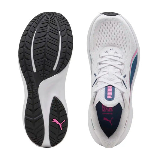 Tenis Puma Skyrocket Lite 2 311730 07 para mujer running color blanco con azul