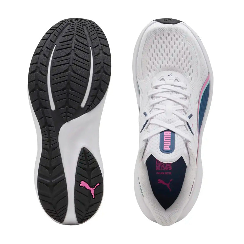 Tenis Puma Skyrocket Lite 2 311730 07 para mujer running color blanco con azul