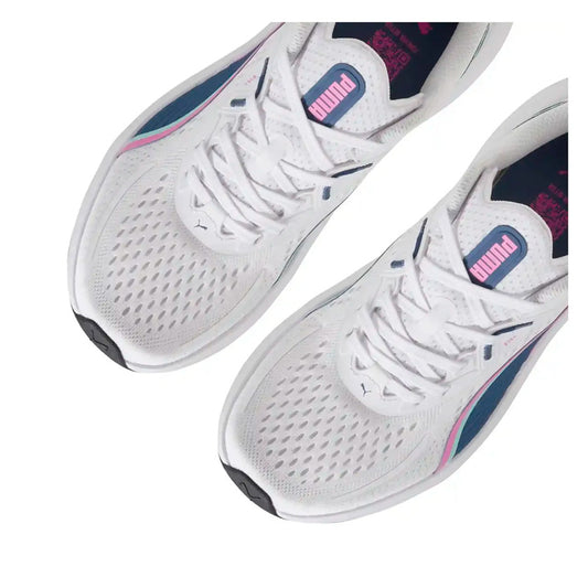 Tenis Puma Skyrocket Lite 2 311730 07 para mujer running color blanco con azul
