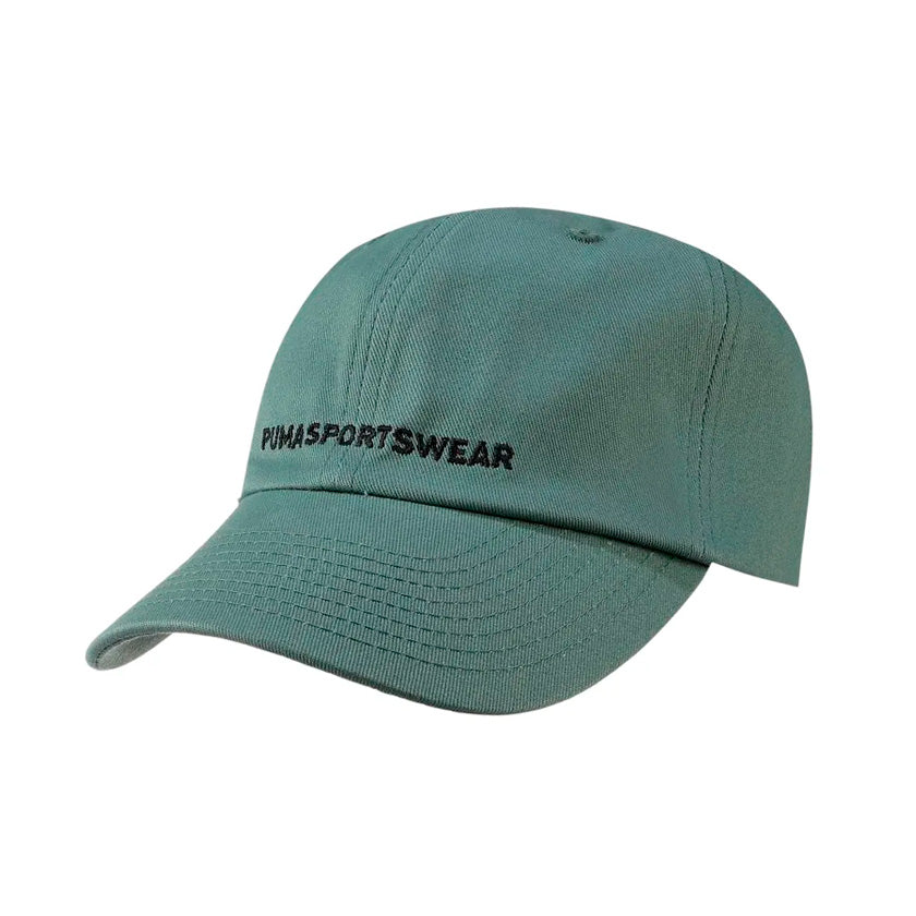 Gorra Puma Sportswear Cap 024036 09 unisex de color verde de uso casual