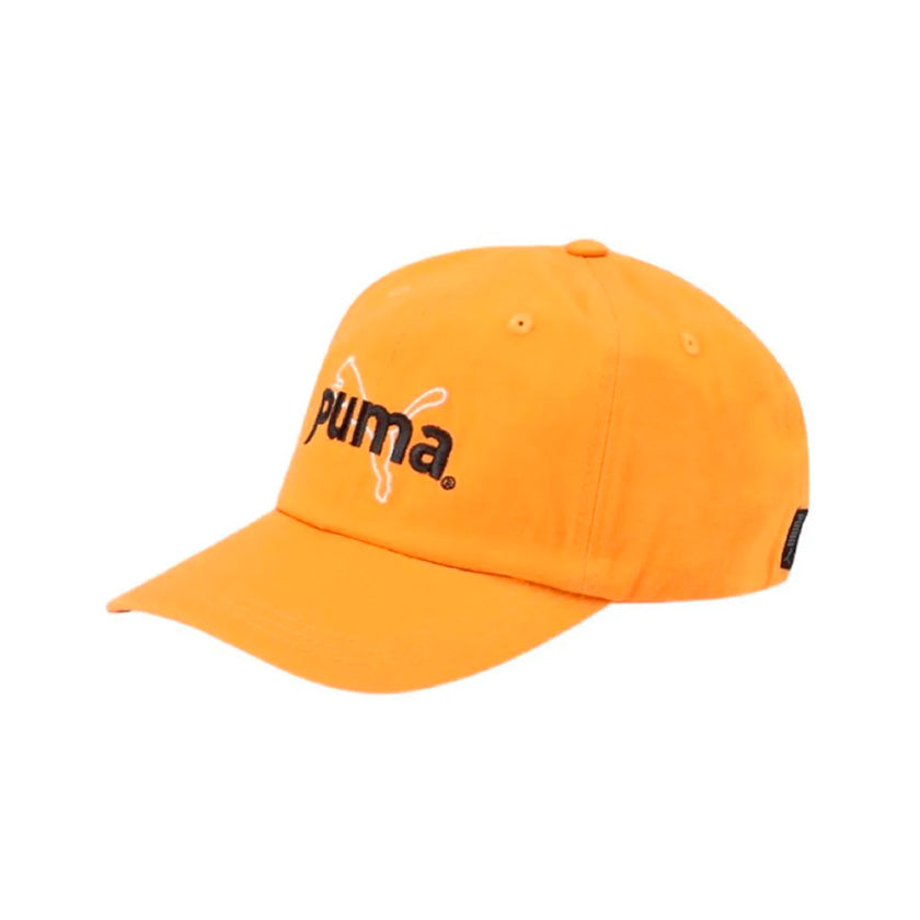 Gorra Puma Team Dad Cap 024766 02 unisex de color naranja de uso casual