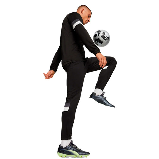 Conjunto Puma Teamrise Tracksuit 658653 03 para hombre entrenamiento color negro con blanco