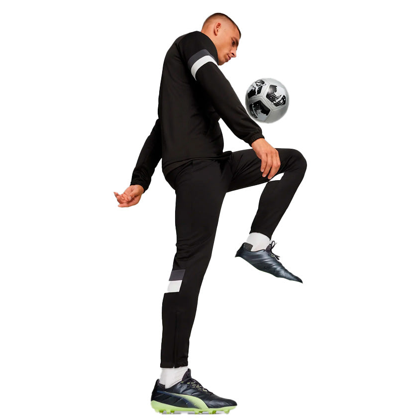Conjunto Puma Teamrise Tracksuit 658653 03 para hombre entrenamiento color negro con blanco