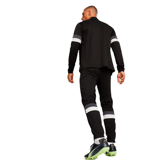 Conjunto Puma Teamrise Tracksuit 658653 03 para hombre entrenamiento color negro con blanco
