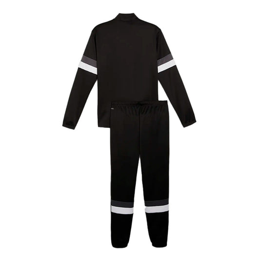 Conjunto Puma Teamrise Tracksuit 658653 03 para hombre entrenamiento color negro con blanco