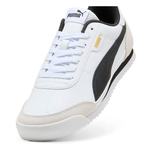 Tenis Puma Turino II OG 397646 05 para hombre casual color blanco con negro