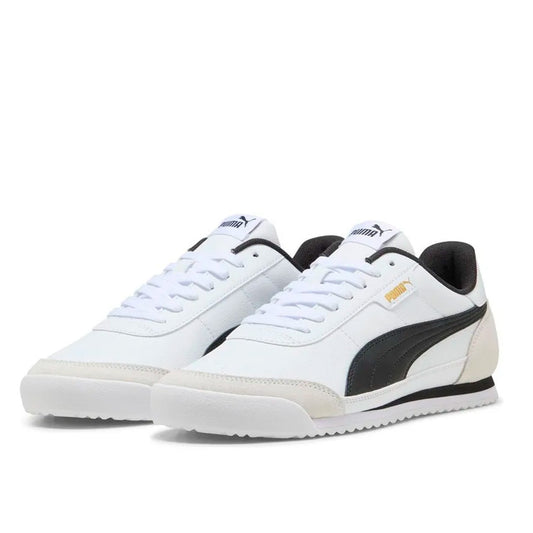 Tenis Puma Turino II OG 397646 05 para hombre casual color blanco con negro