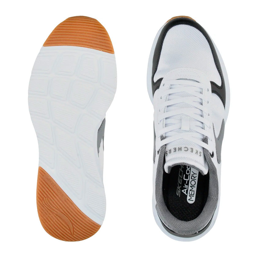 Tenis Skechers Bco/Ngo 22046Mxlgbk Hombre Blancos y negros