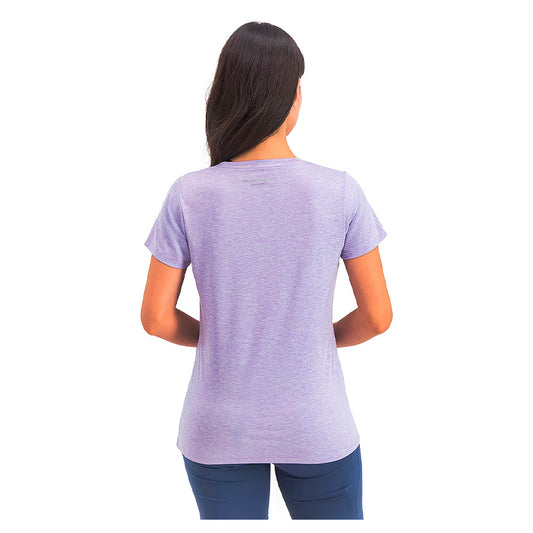Playera Skechers AWX069LIL para mujer entrenamiento color lila