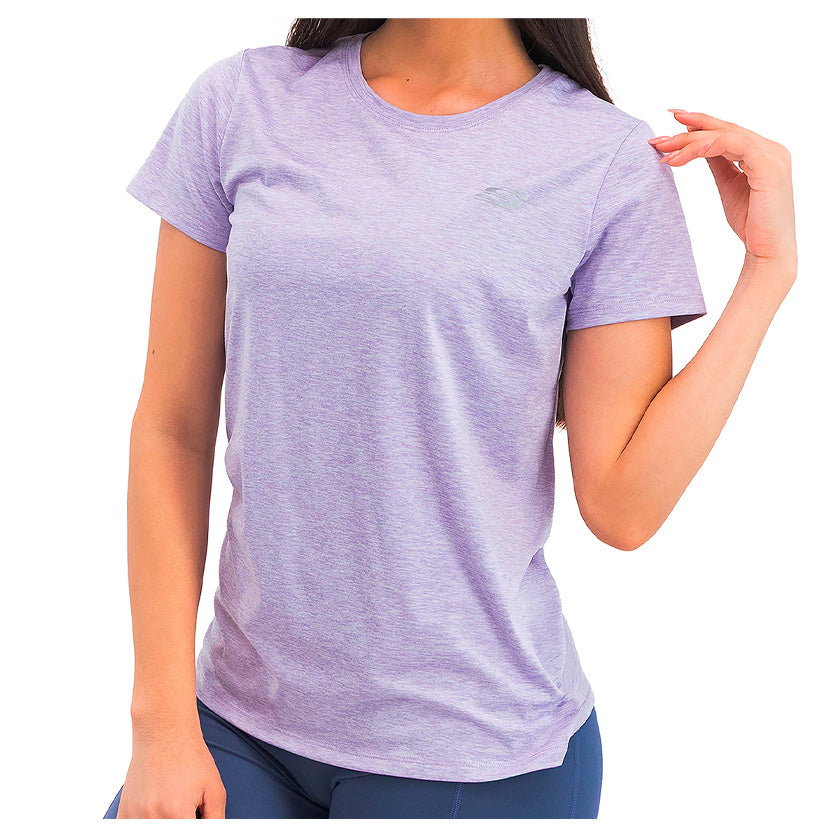 Playera Skechers AWX069LIL para mujer entrenamiento color lila