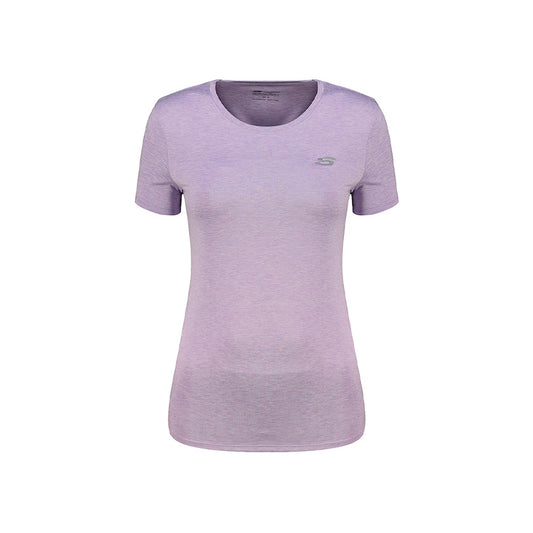 Playera Skechers AWX069LIL para mujer entrenamiento color lila