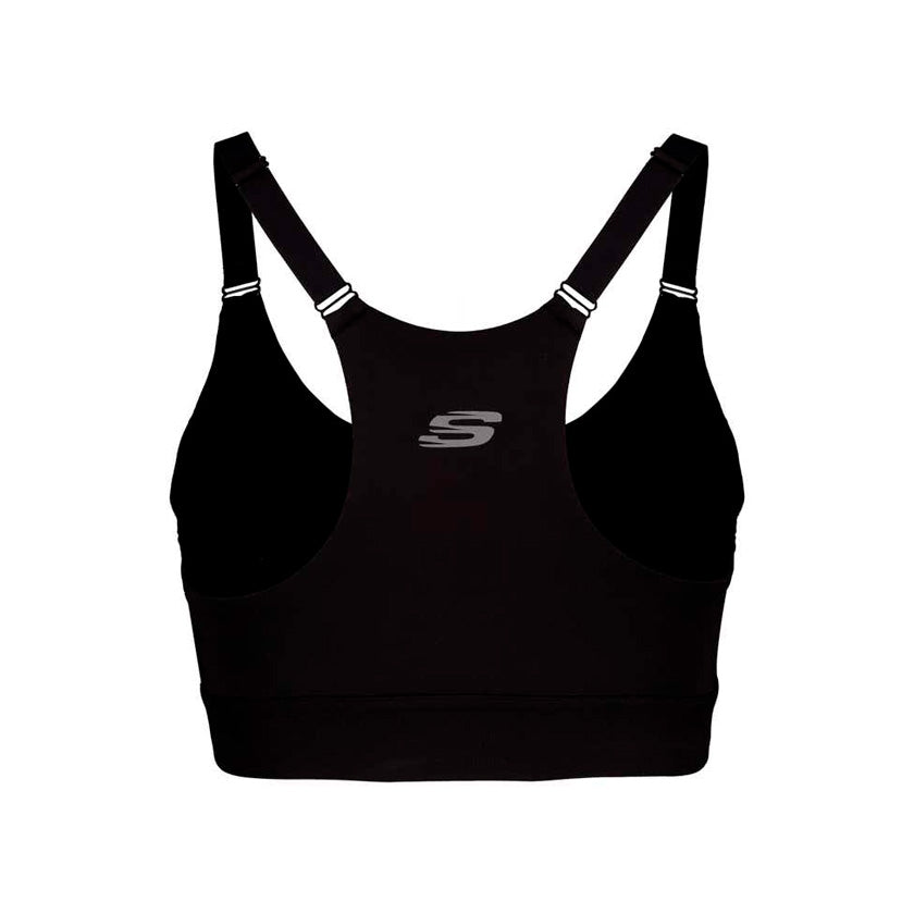 Top Skechers AWB017BLK para mujer entrenamiento color negro