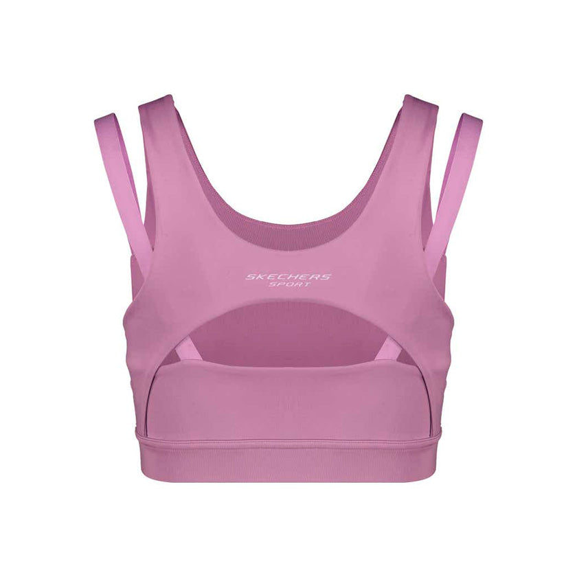 Top Skechers AWB033LIL para mujer entrenamiento color lila