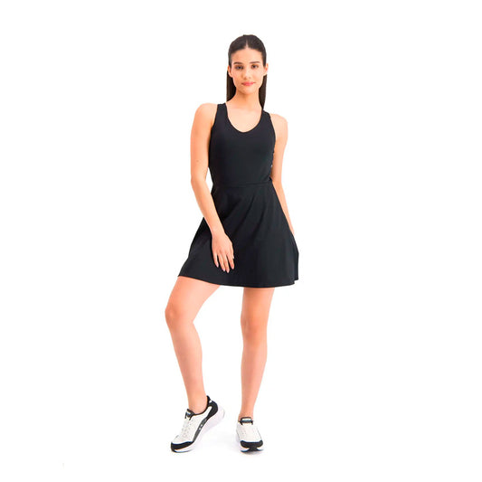 Vestido Skechers AWD002BLK para mujer entrenamiento color negro