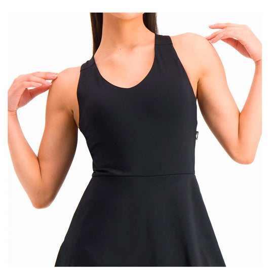 Vestido Skechers AWD002BLK para mujer entrenamiento color negro