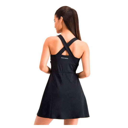 Vestido Skechers AWD002BLK para mujer entrenamiento color negro