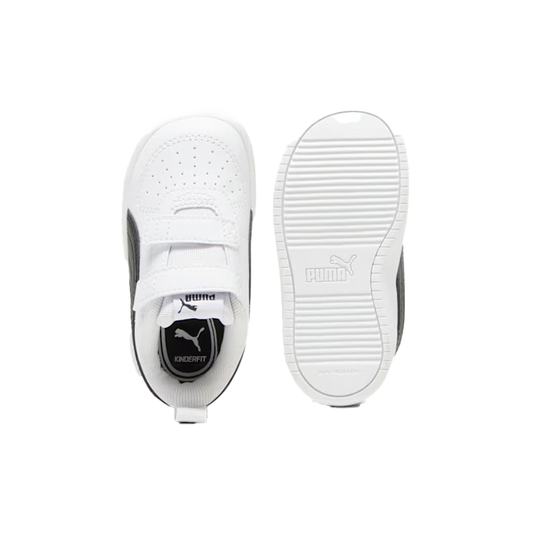 Tenis Puma Rickie 391328 03 Blanco Negro Bebés Blanco Lisa para niños - vista 6