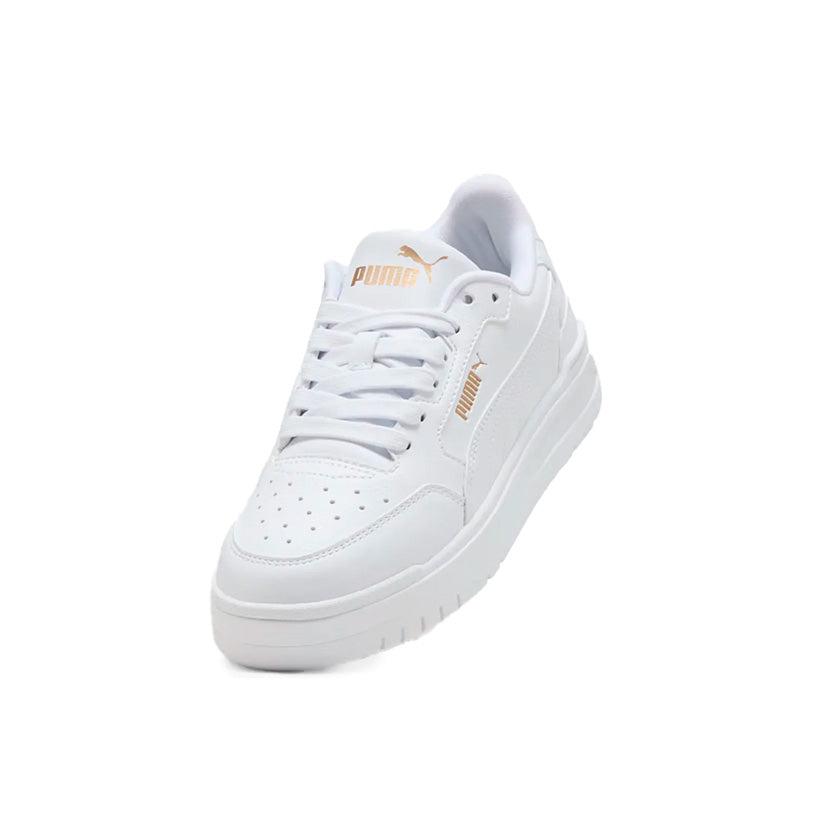 Tenis Puma Shuffle Downtown Lo 403739 01 Blanco-niños Niñas - vista 2