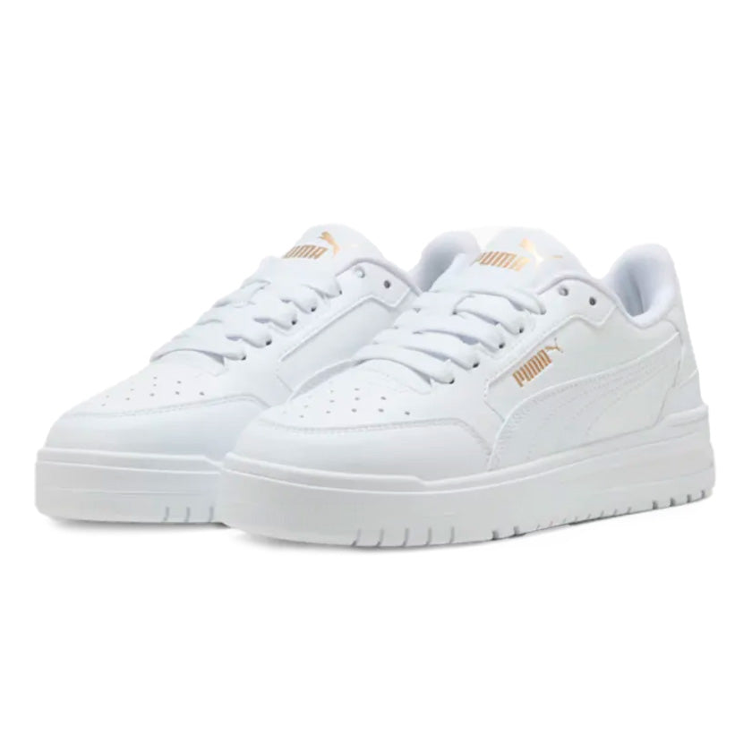 Tenis Puma Shuffle Downtown Lo 403739 01 Blanco-niños Niñas - vista 3
