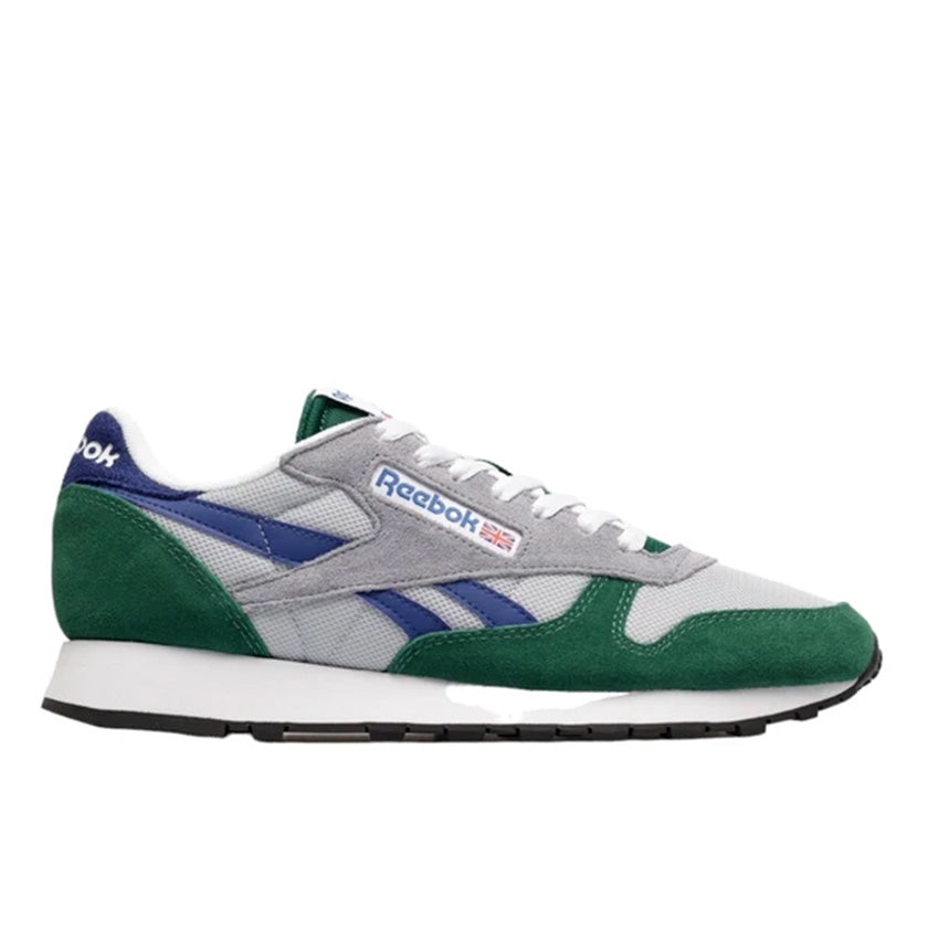 Tenis Reebok Classic Leather OFF GX4655 Gris Verde - Caballero