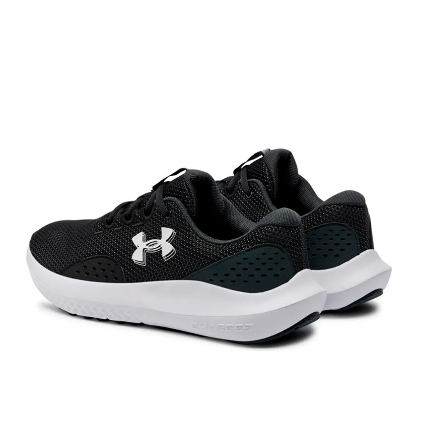 Tenis Negros Suela Blanca  Under Armour Charged Surge 4 3027000001 Hombre Para Correr