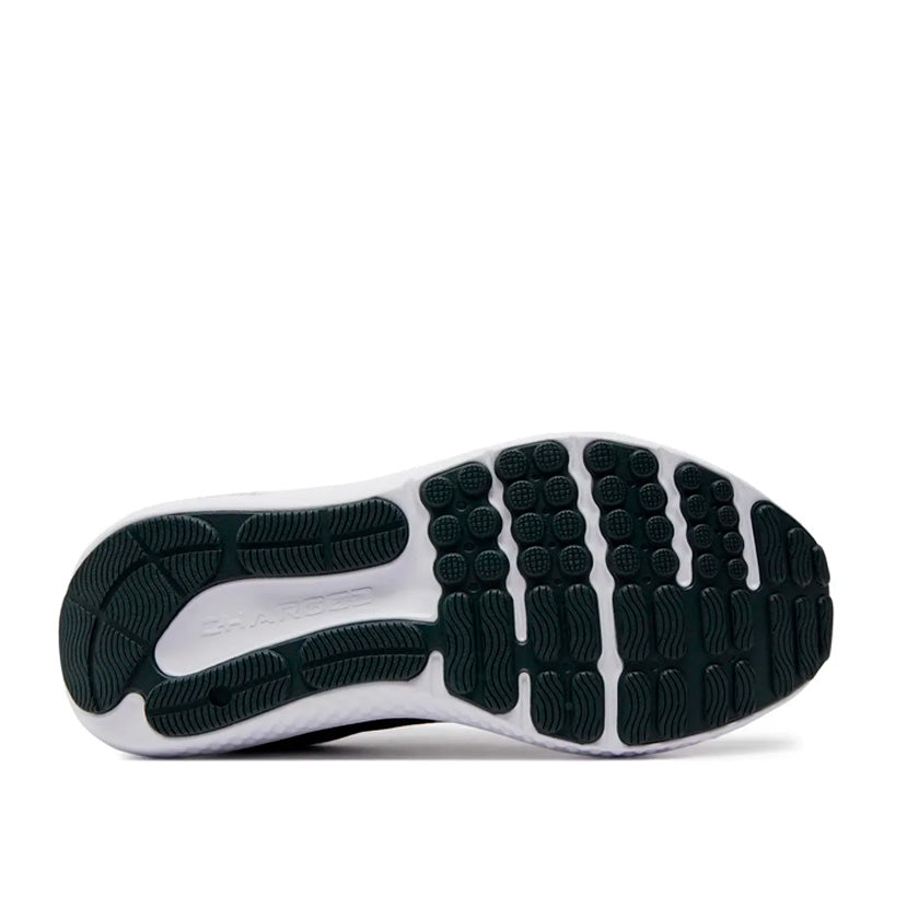 Tenis Negros Suela Blanca  Under Armour Charged Surge 4 3027000001 Hombre Para Correr