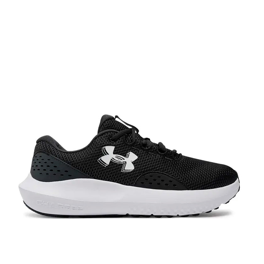 Tenis Negros Suela Blanca  Under Armour Charged Surge 4 3027000001 Hombre Para Correr