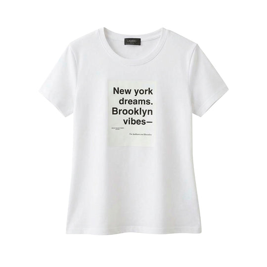 Playera Lasbro Tee Kisha 2504 Blanca Mujer