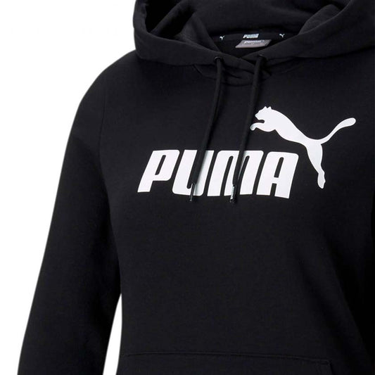 Playera Puma Ess Logo Hoodie Tr 586791 01 Mujer - vista 4