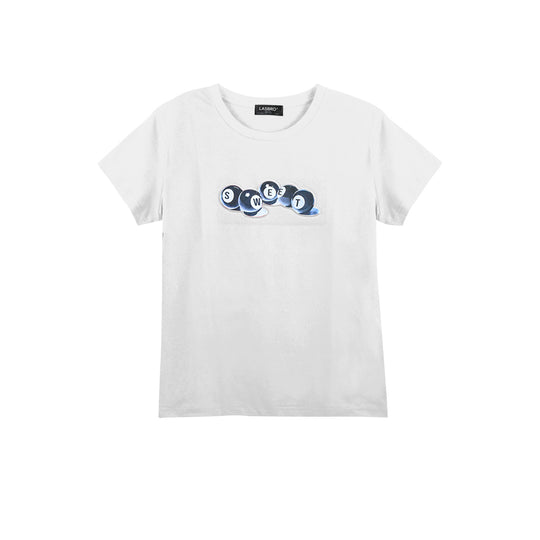 Lasbro Tee Kisha 2502 Blanco Mujer