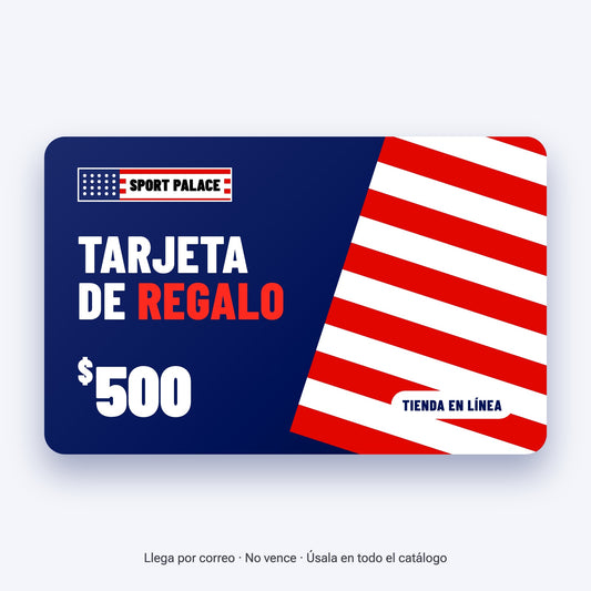 Tarjeta de regalo Sport Palace de $500